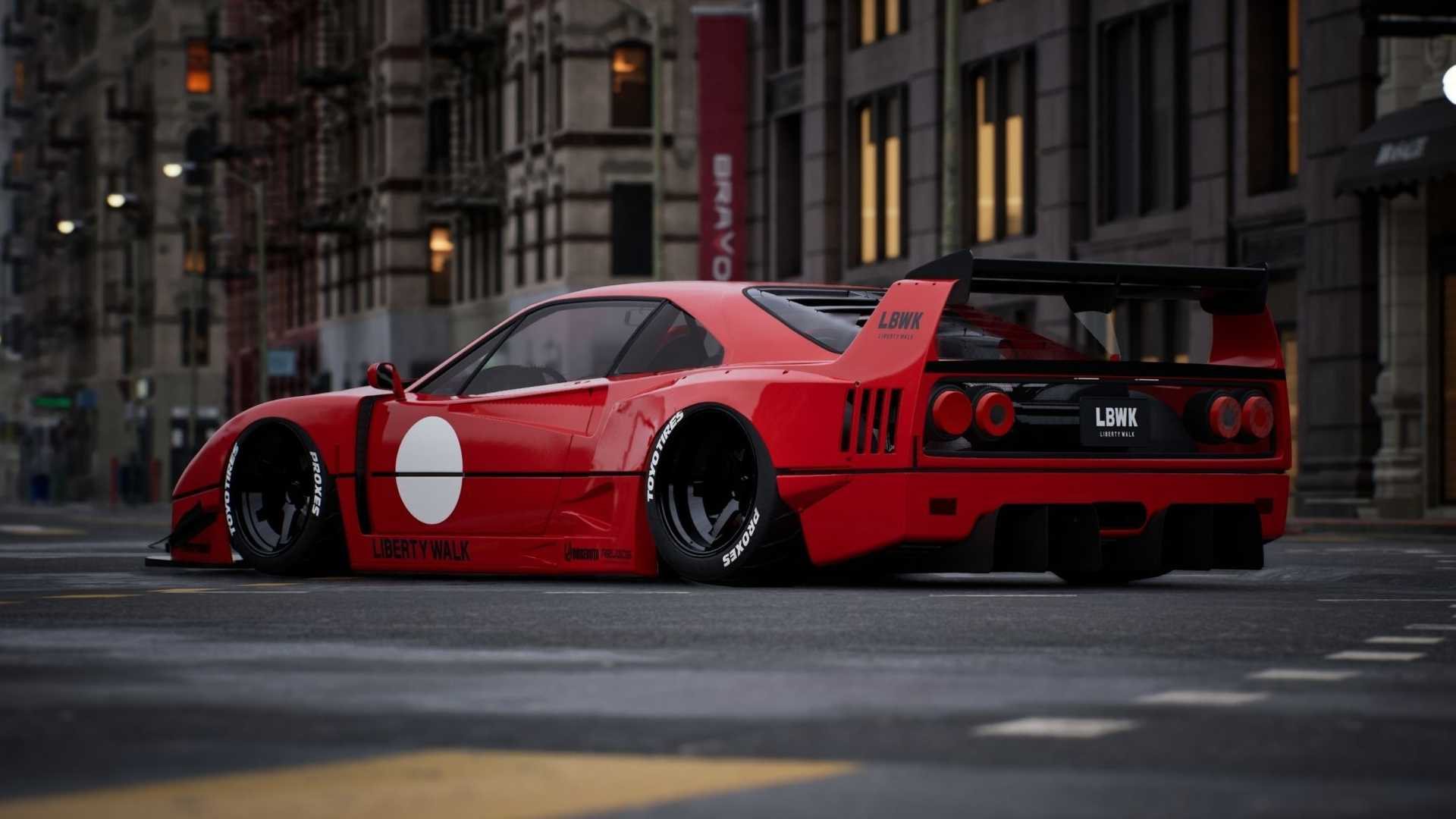 FERRARI F40 BY LIBERTY WALK, foto 2