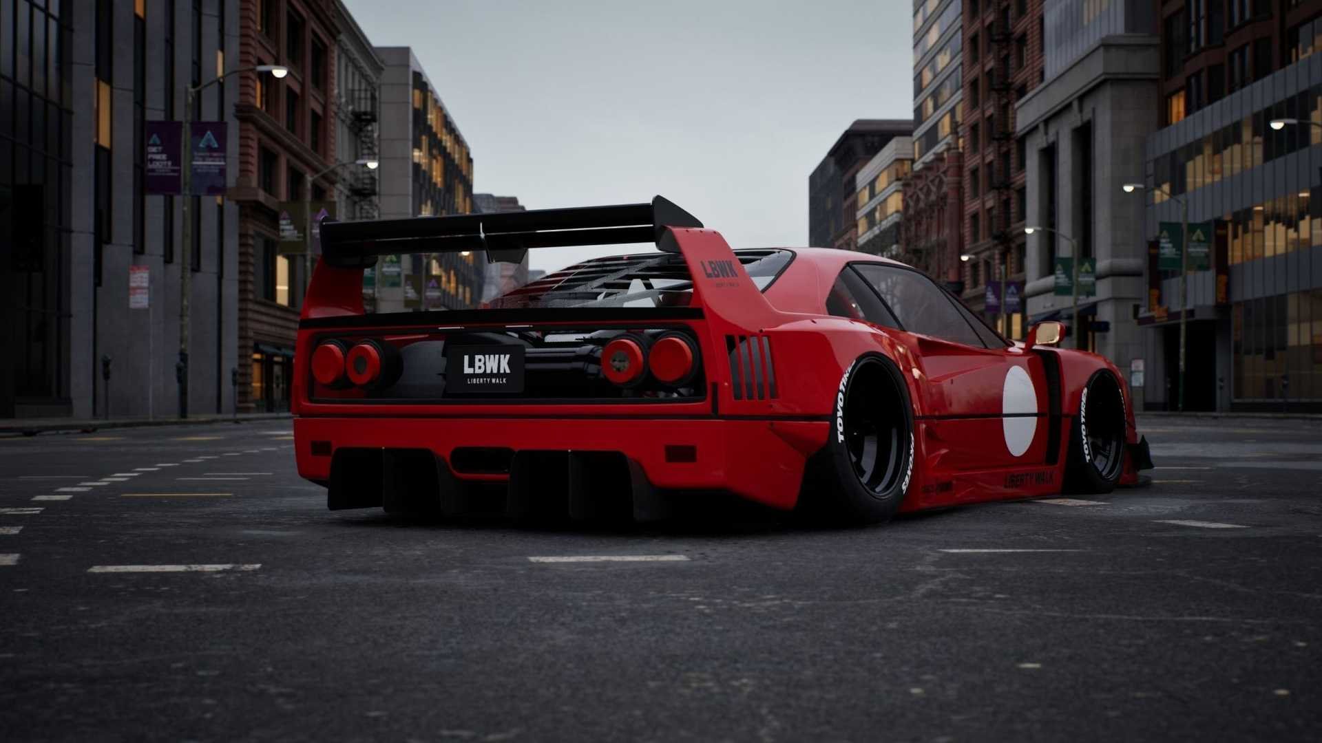 FERRARI F40 BY LIBERTY WALK, foto 5