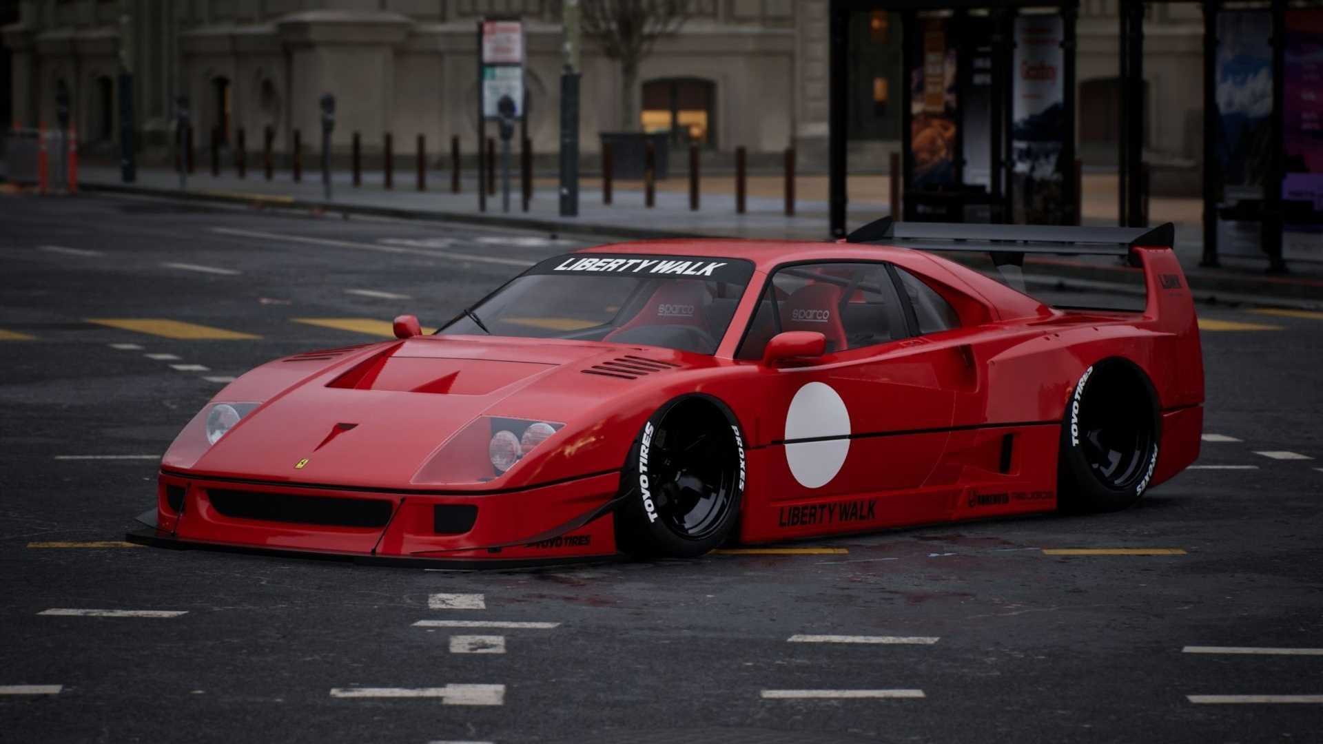 FERRARI F40 BY LIBERTY WALK, foto 6