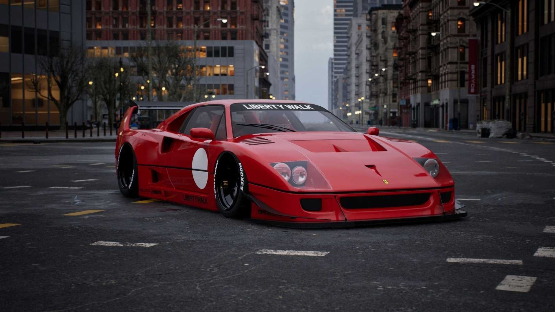 FERRARI F40 BY LIBERTY WALK, foto 7