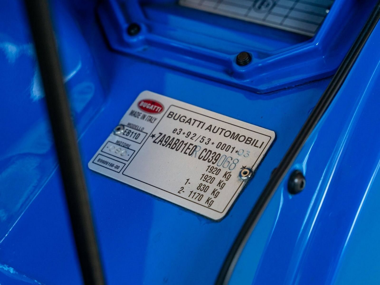 1994 - BUGATTI EB-110 GT BLU BUGATTI, foto 64