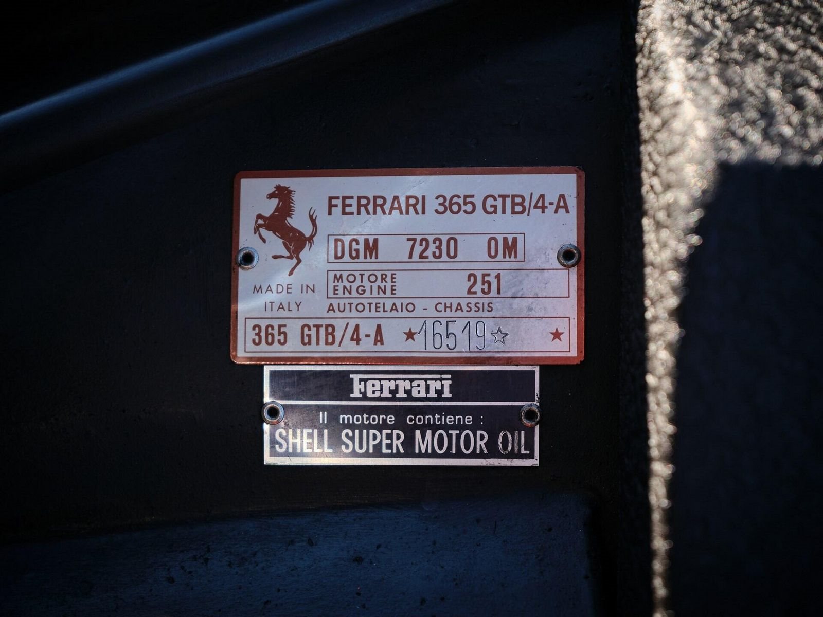 1973 - FERRARI F365 GTB/4 DAYTONA COUPÉ ROSSO CORSA, foto 65