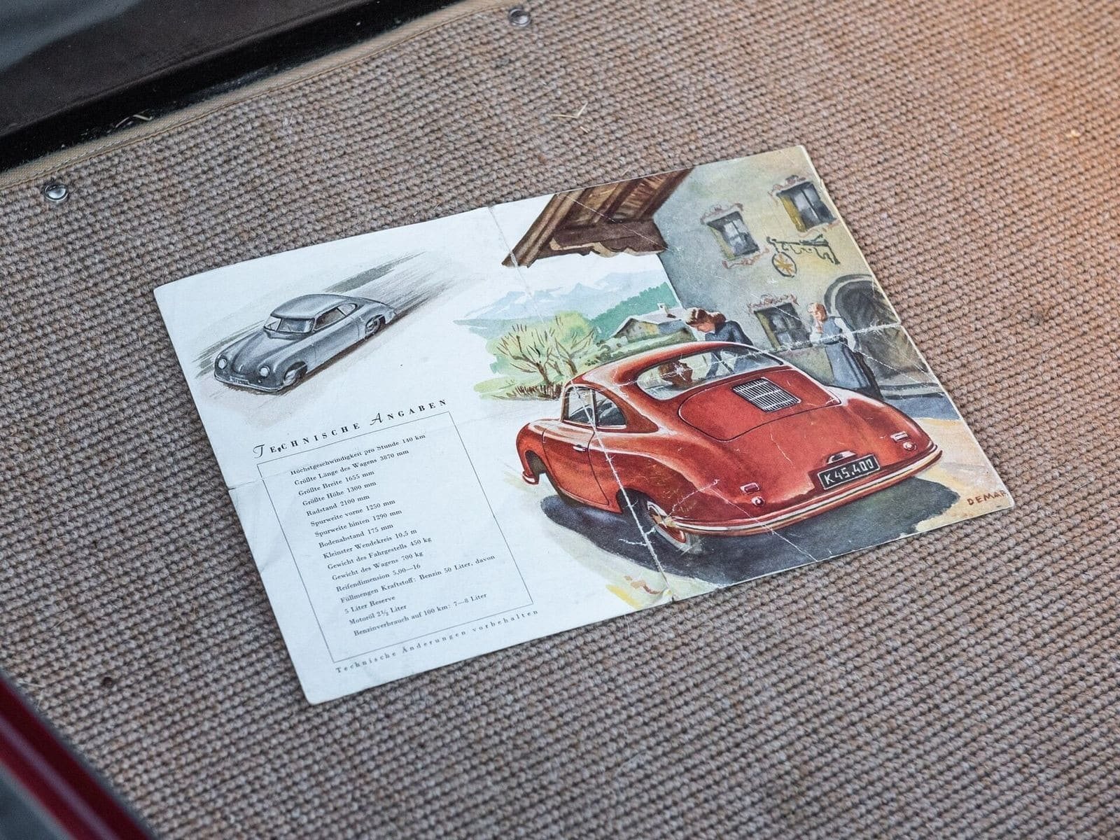 1951 - PORSCHE 356 ‘SPLIT-WINDOW’ COUPE RED, foto 48
