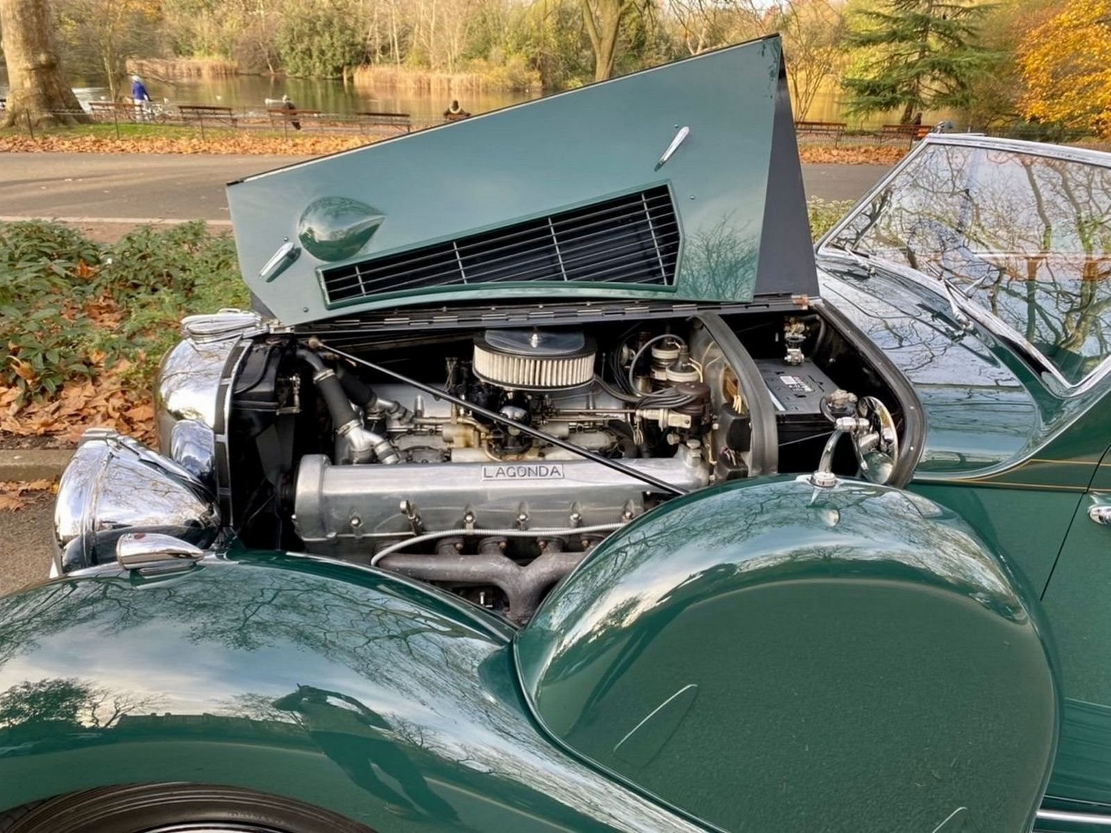 1939 - LAGONDA V12 DROPHEAD COUPE GREEN, foto 31