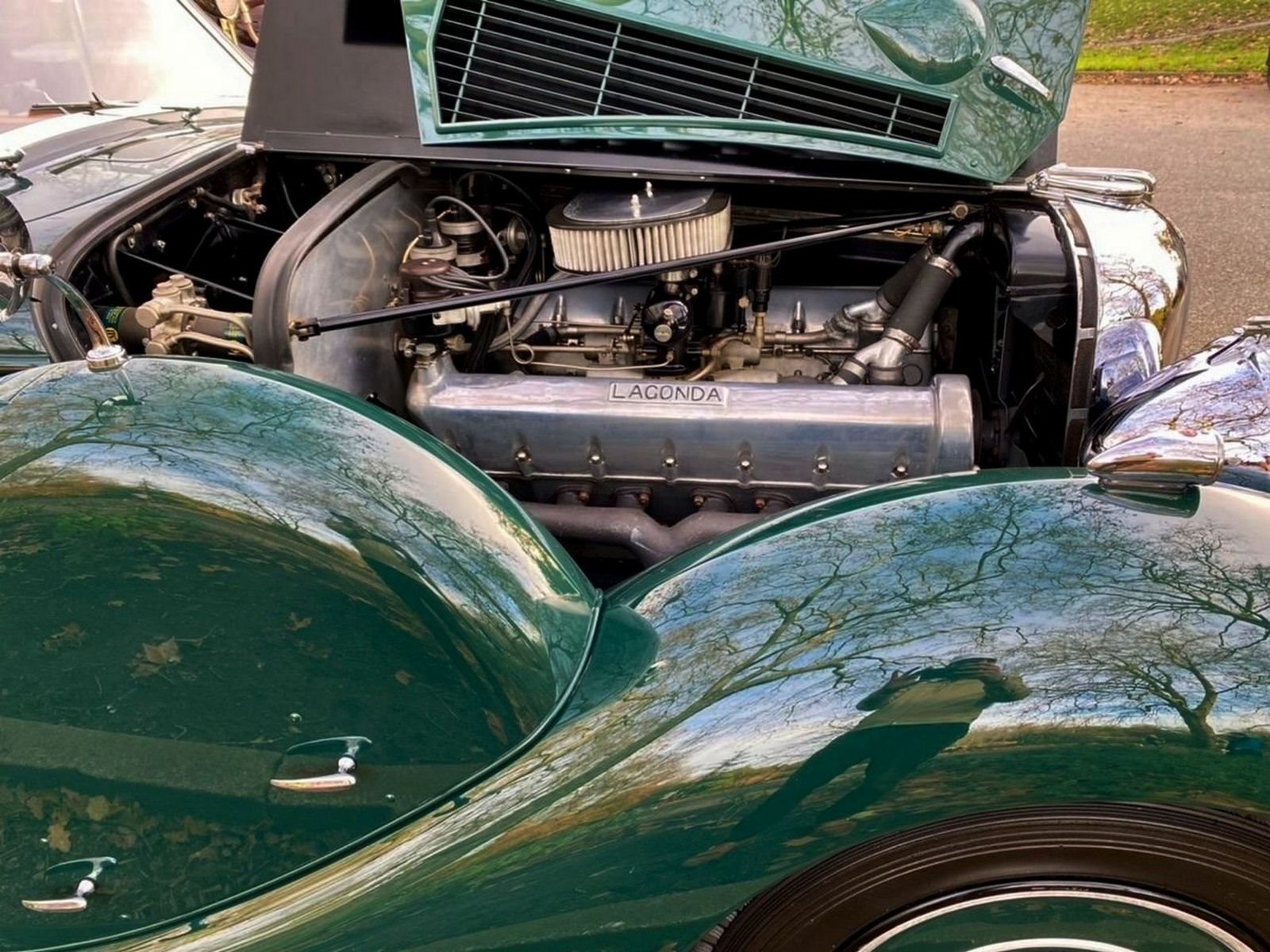 1939 - LAGONDA V12 DROPHEAD COUPE GREEN, foto 34