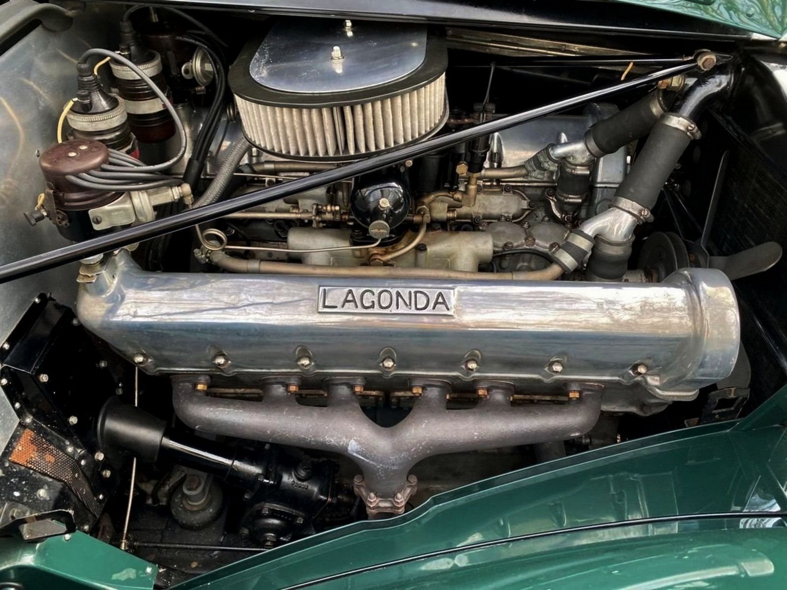 1939 - LAGONDA V12 DROPHEAD COUPE GREEN, foto 35