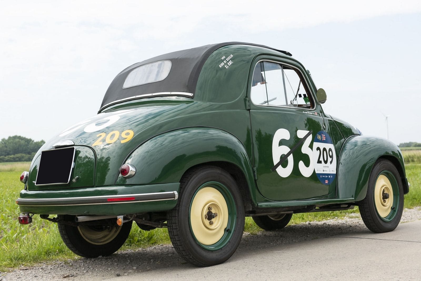 1952 - FIAT 500 C TOPOLINO MILLE MIGLIA, foto 6