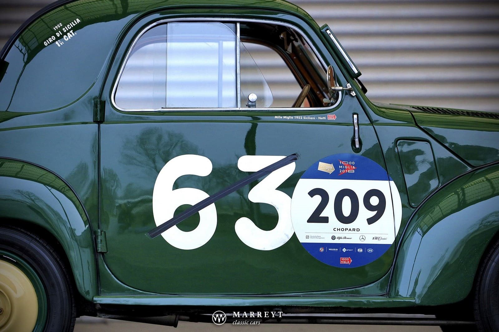 1952 - FIAT 500 C TOPOLINO MILLE MIGLIA, foto 38