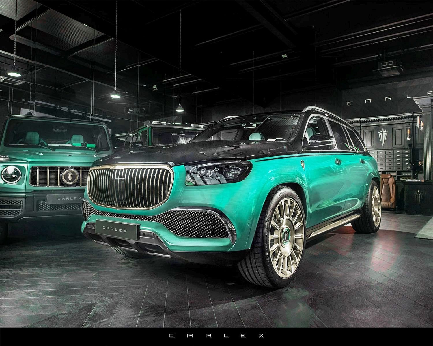 MERCEDES-MAYBACH GLS MINT & GOLD BY CARLEX DESIGN, foto 1