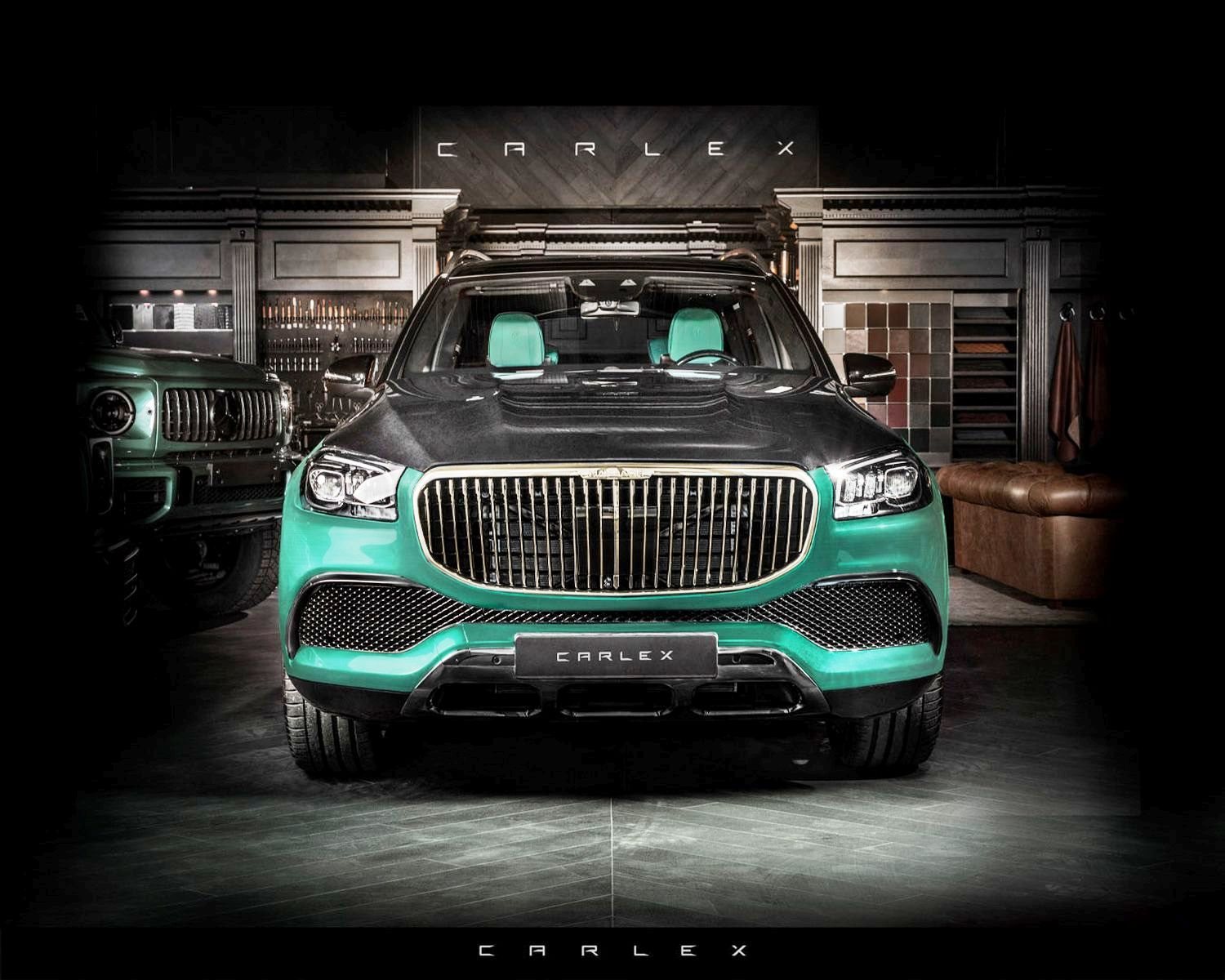 MERCEDES-MAYBACH GLS MINT & GOLD BY CARLEX DESIGN, foto 2
