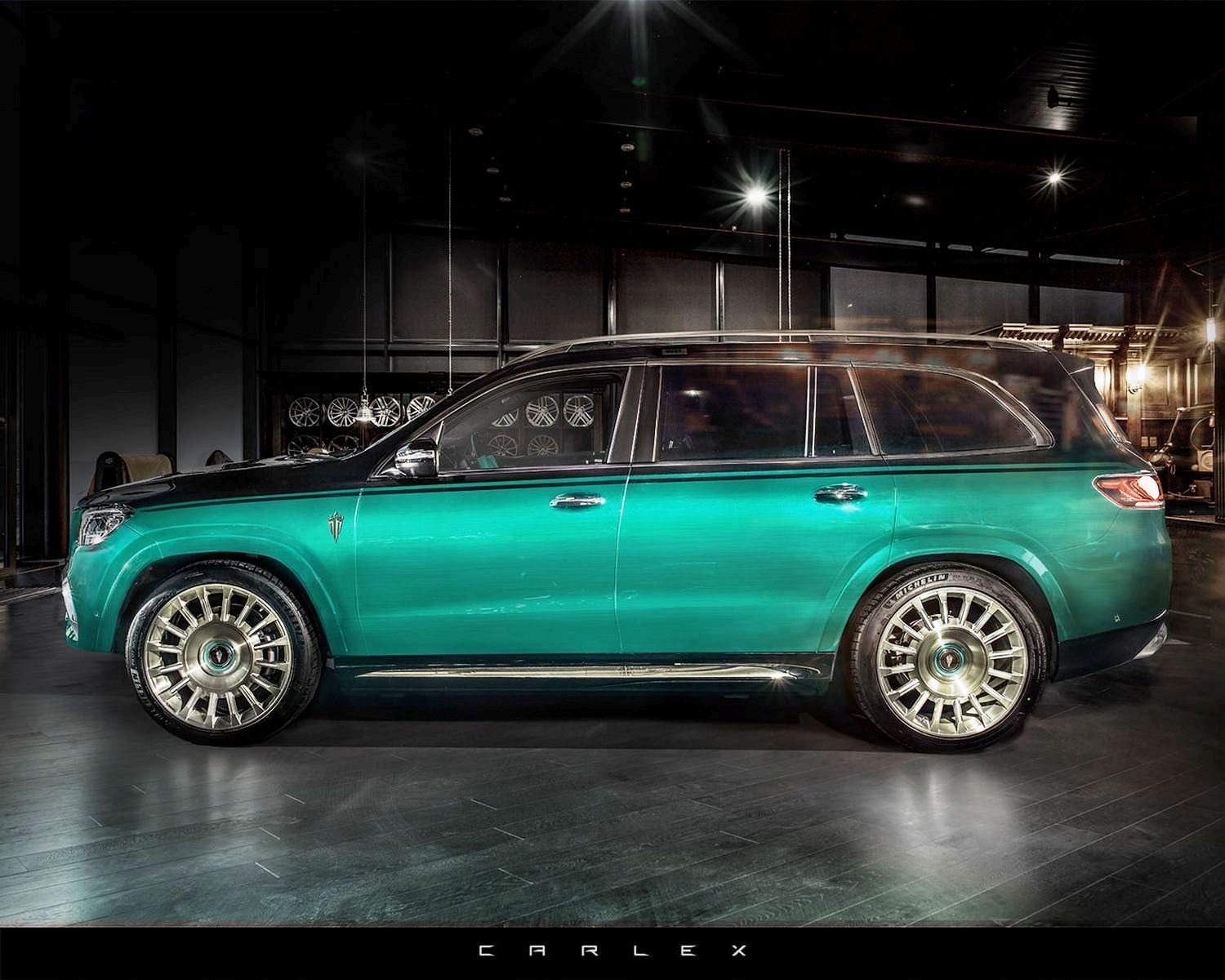 MERCEDES-MAYBACH GLS MINT & GOLD BY CARLEX DESIGN, foto 3