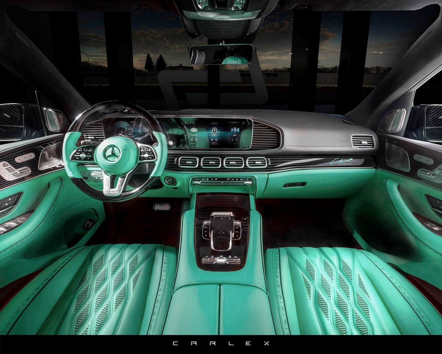 MERCEDES-MAYBACH GLS MINT & GOLD BY CARLEX DESIGN, foto 4