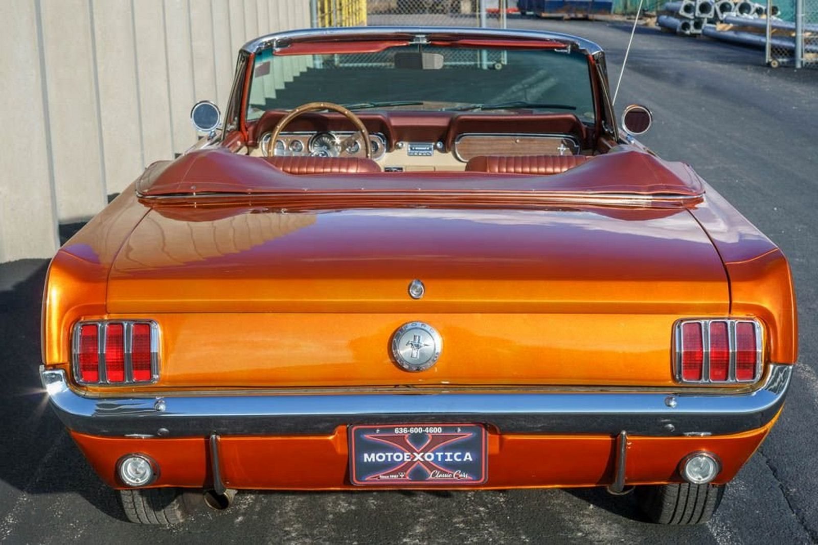 1966 - FORD MUSTANG CONVERTIBLE ORANGE, foto 5