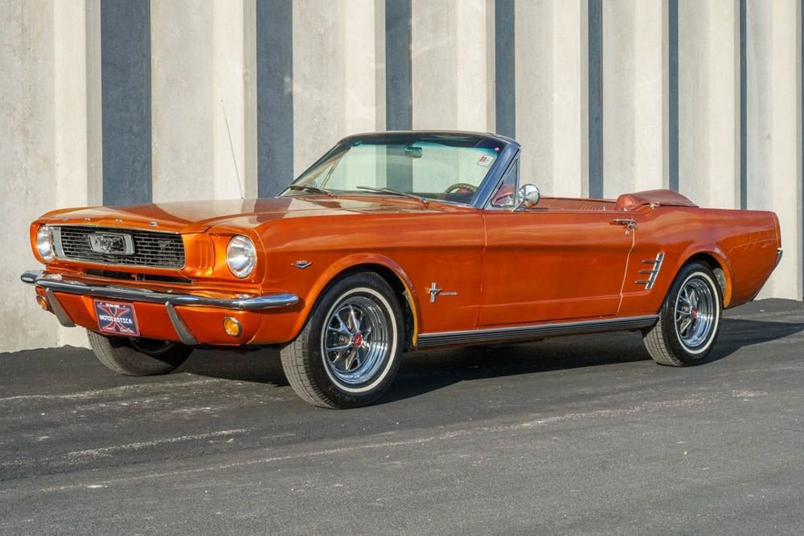 1966 - FORD MUSTANG CONVERTIBLE ORANGE, foto 19