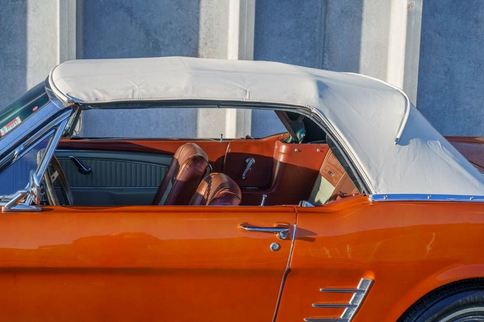 1966 - FORD MUSTANG CONVERTIBLE ORANGE, foto 38