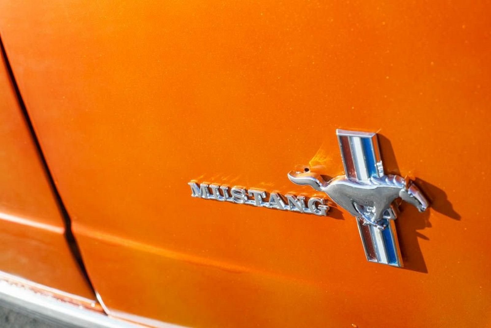 1966 - FORD MUSTANG CONVERTIBLE ORANGE, foto 44