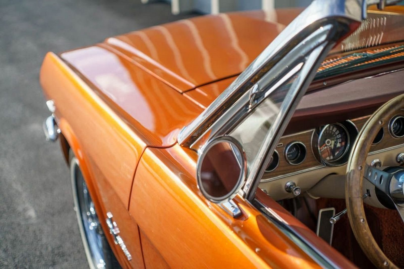 1966 - FORD MUSTANG CONVERTIBLE ORANGE, foto 65