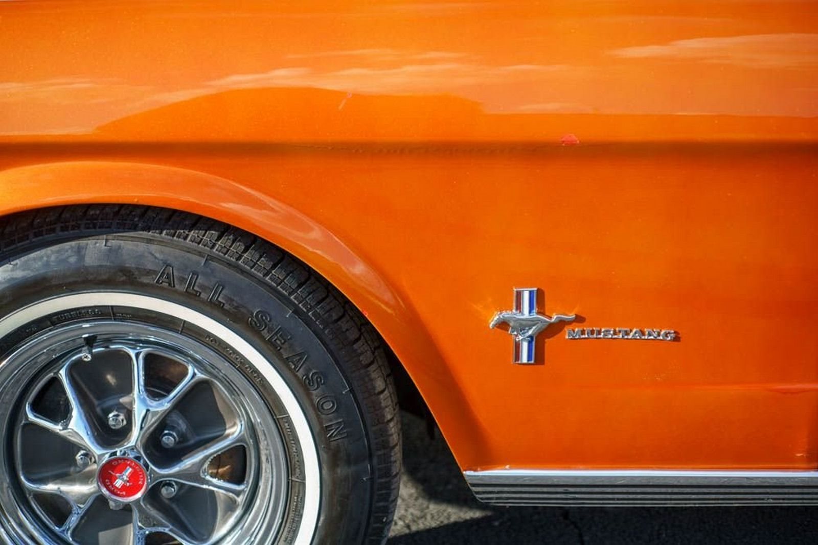 1966 - FORD MUSTANG CONVERTIBLE ORANGE, foto 72