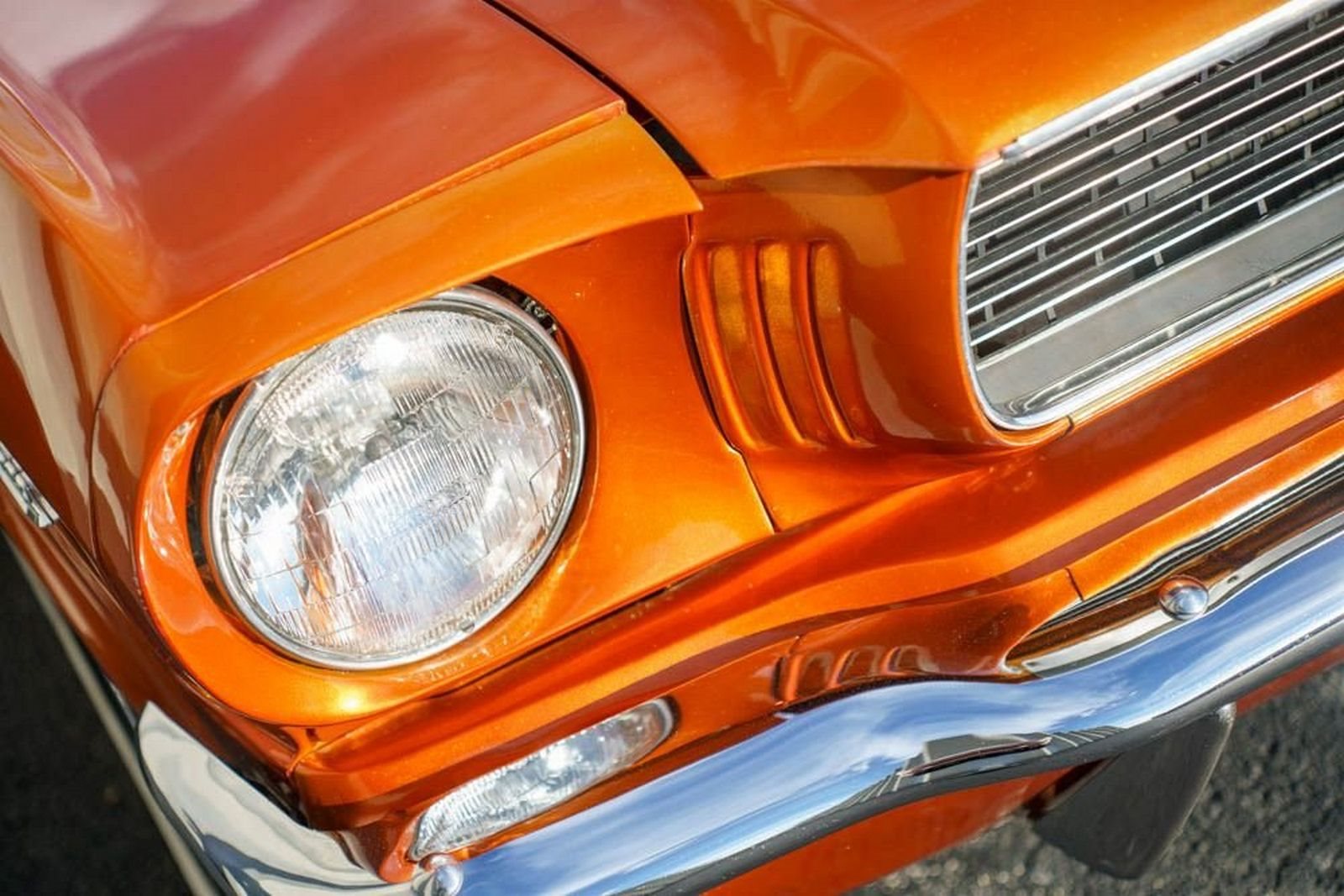 1966 - FORD MUSTANG CONVERTIBLE ORANGE, foto 79