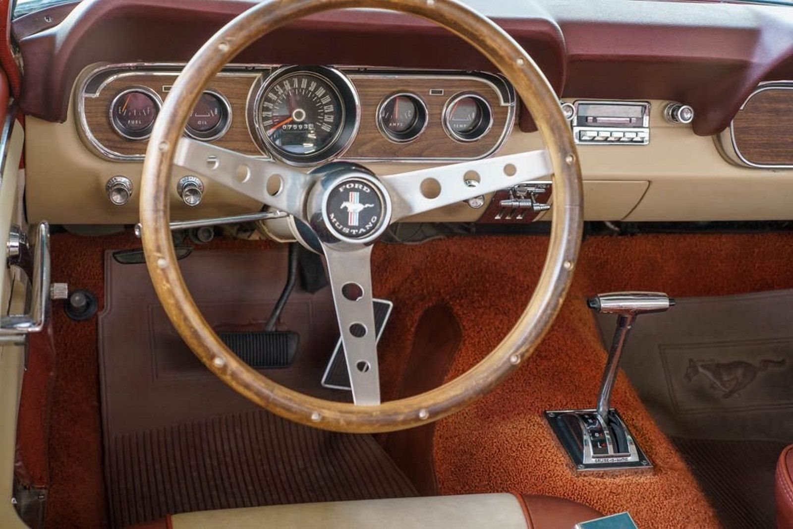 1966 - FORD MUSTANG CONVERTIBLE ORANGE, foto 97