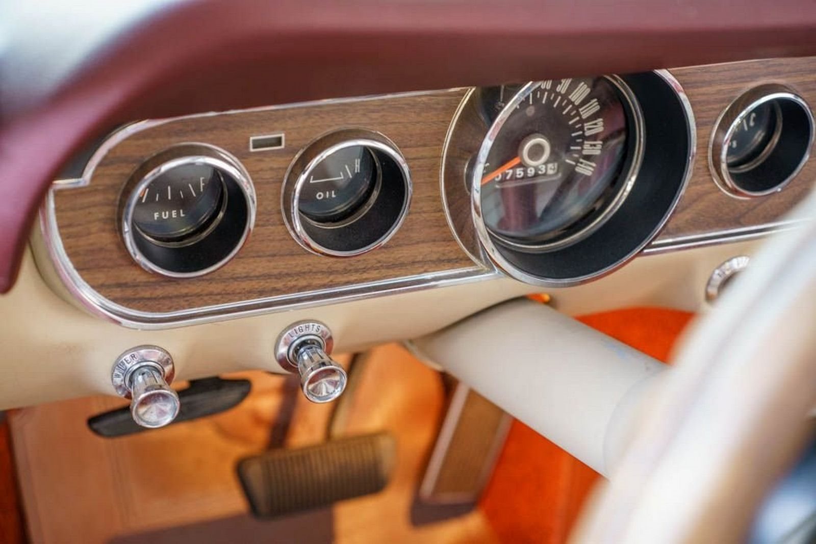 1966 - FORD MUSTANG CONVERTIBLE ORANGE, foto 100