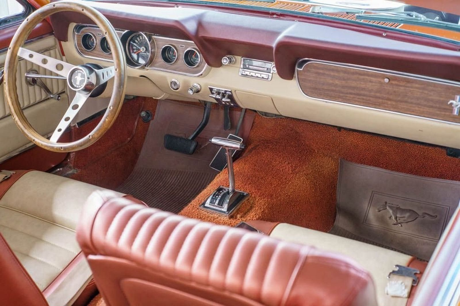 1966 - FORD MUSTANG CONVERTIBLE ORANGE, foto 125