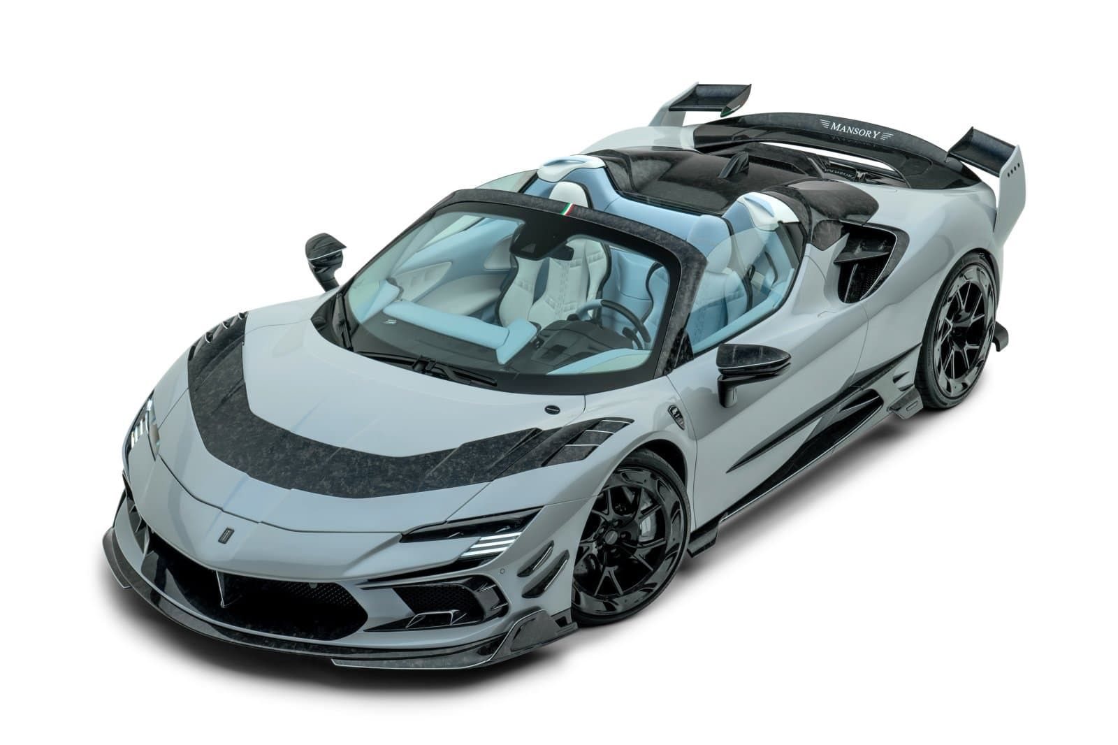 2023 - FERRARI SF90 SPIDER F9XX TEMPESTA CELESTE BY MANSORY, foto 6