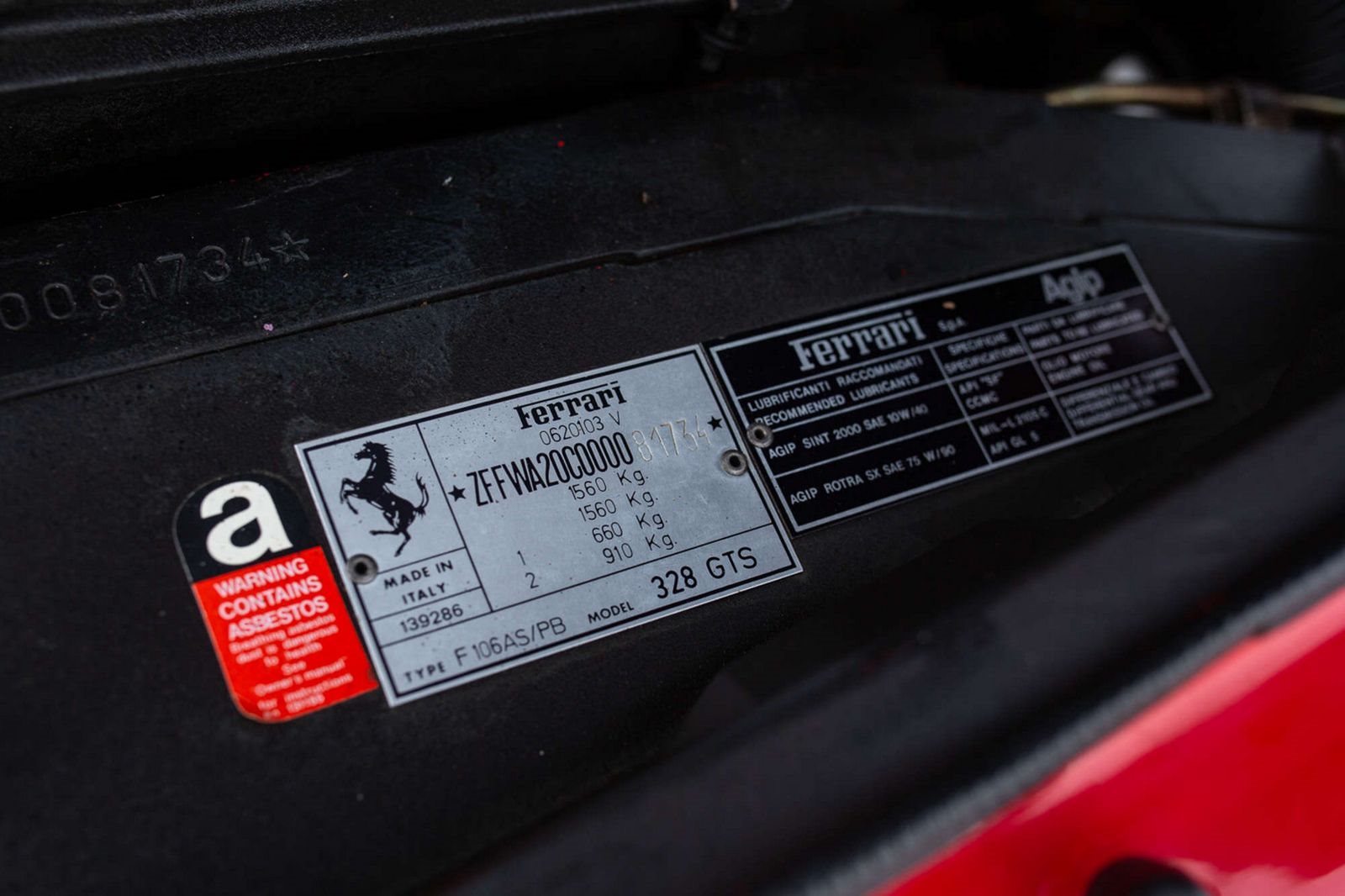 1989 - FERRARI F328 GTS UK VERSION, foto 64