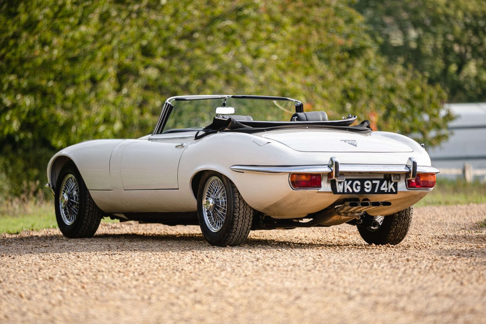 1971 - JAGUAR E-TYPE V12 ROADSTER WHITE, foto 2