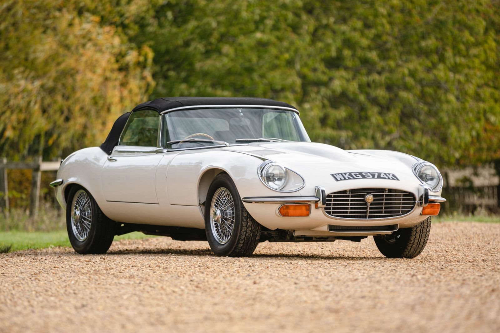 1971 - JAGUAR E-TYPE V12 ROADSTER WHITE, foto 5