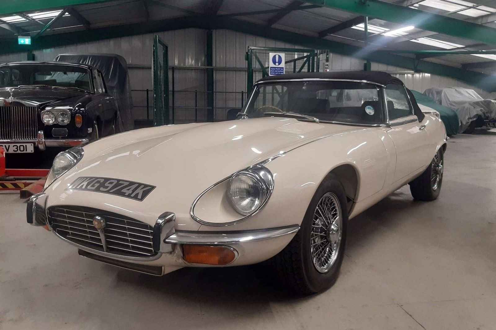 1971 - JAGUAR E-TYPE V12 ROADSTER WHITE, foto 35