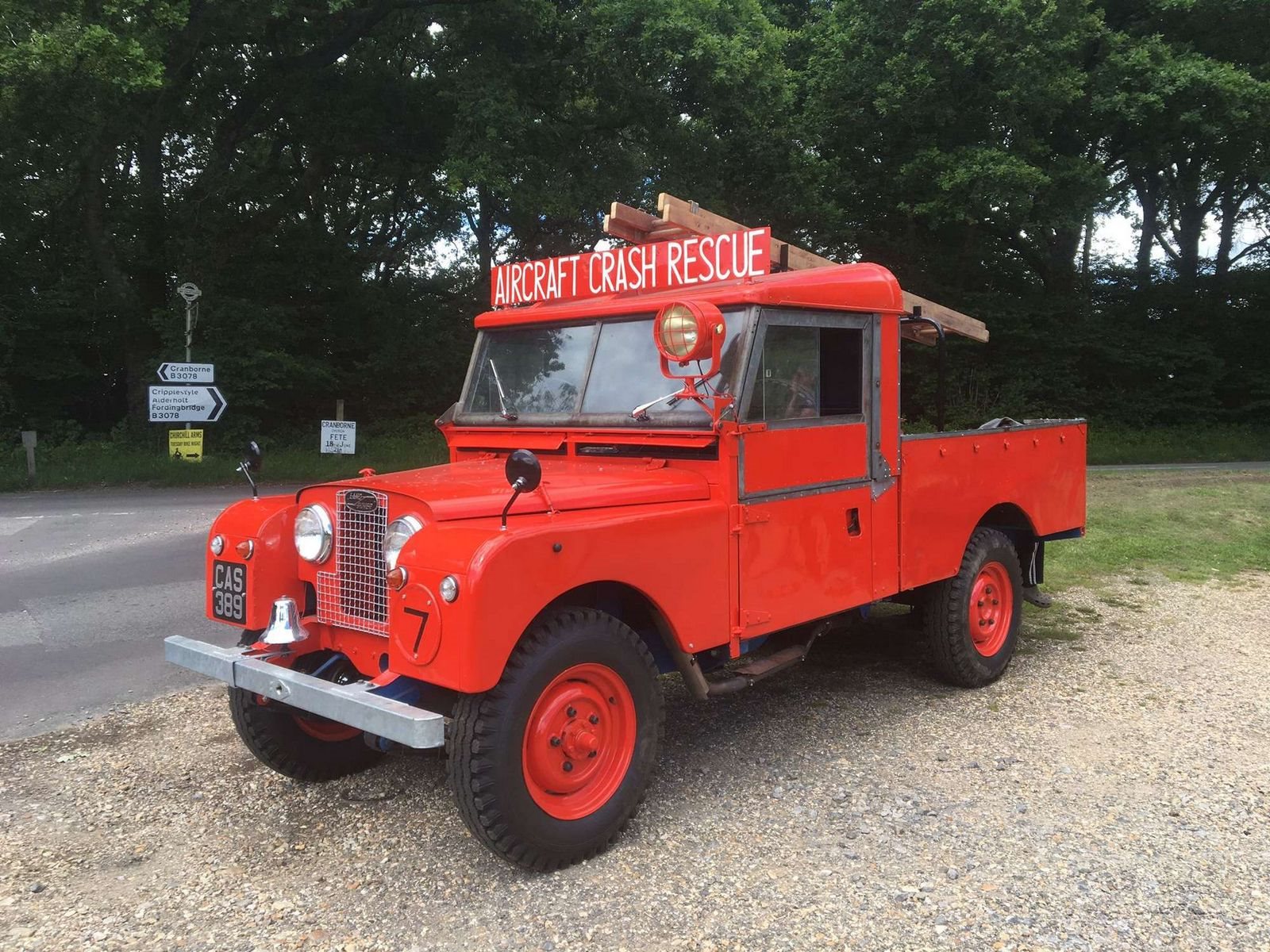 1955 - LAND ROVER SERIES I AIRCRAFT CRASH RESCUE VEHICLE EX-RAF, foto 1
