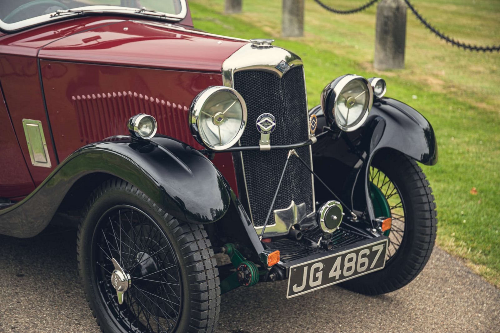 1934 - RILEY 9 MONACO SALOON MAROON, foto 6