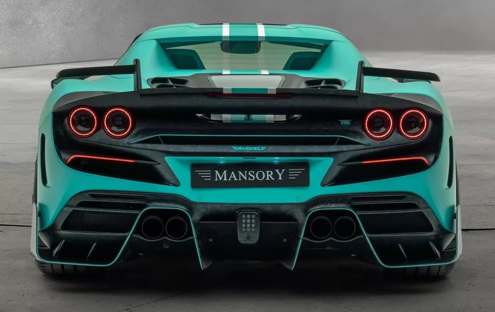 FERRARI F8 TRIBUTO SPIDER F8XX TEMPESTA TURCHESE BY MANSORY, foto 7