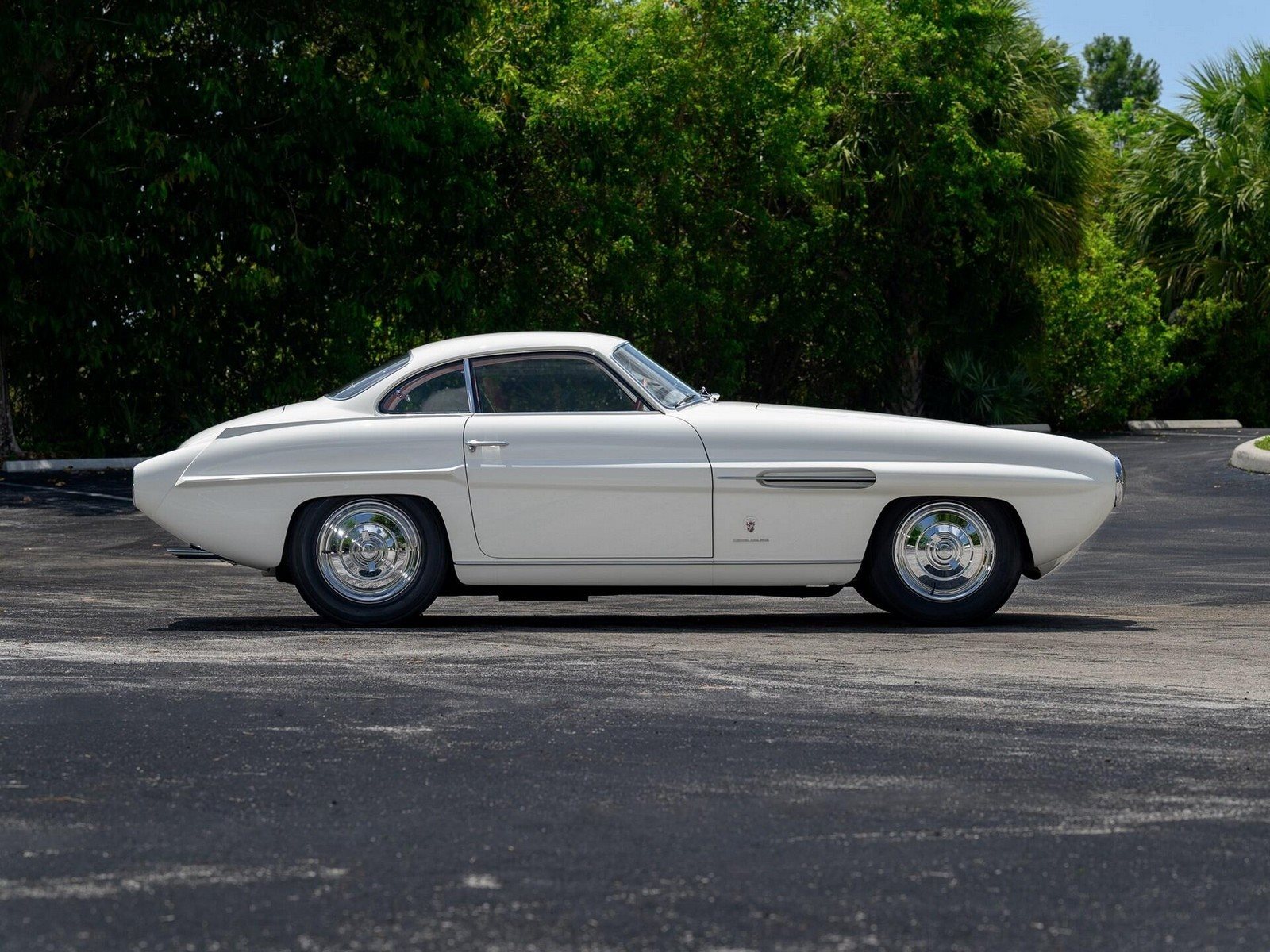 FIAT 8V GHIA SUPERSONIC WHITE, foto 3