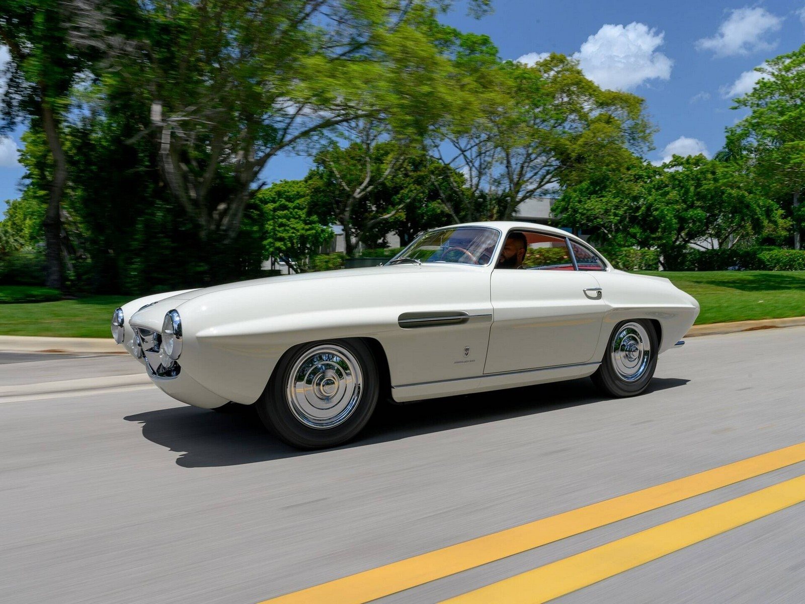 FIAT 8V GHIA SUPERSONIC WHITE, foto 26