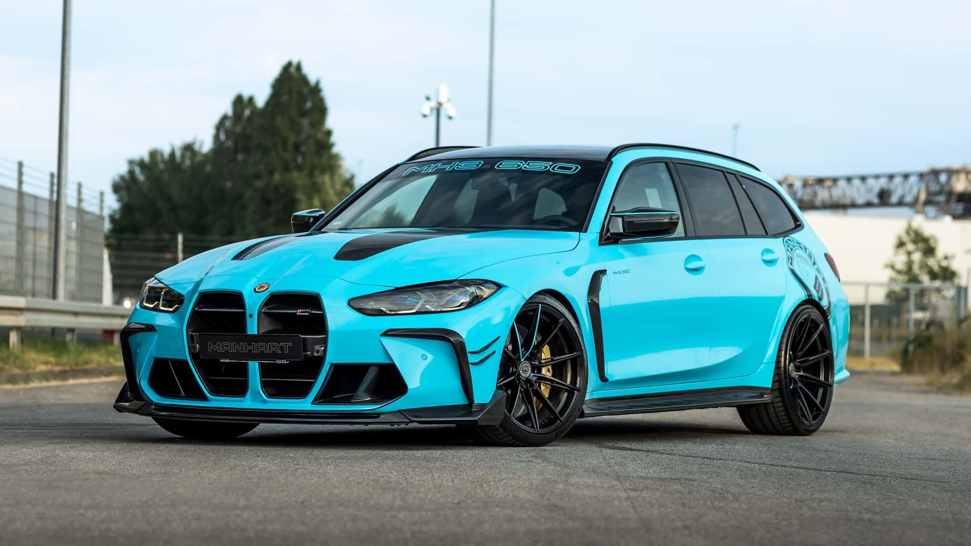 BMW M3 TOURING MH3 650 BY MANHART BLUE, foto 1