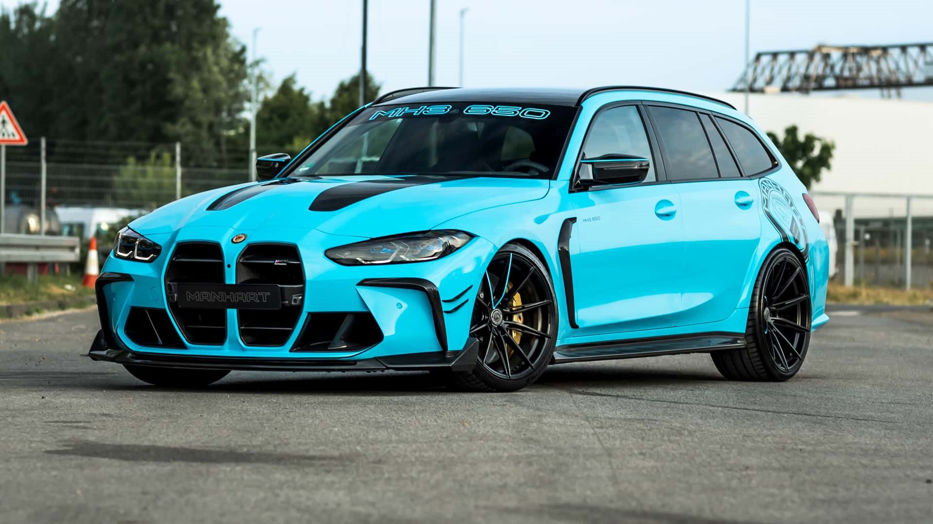 BMW M3 TOURING MH3 650 BY MANHART BLUE, foto 6