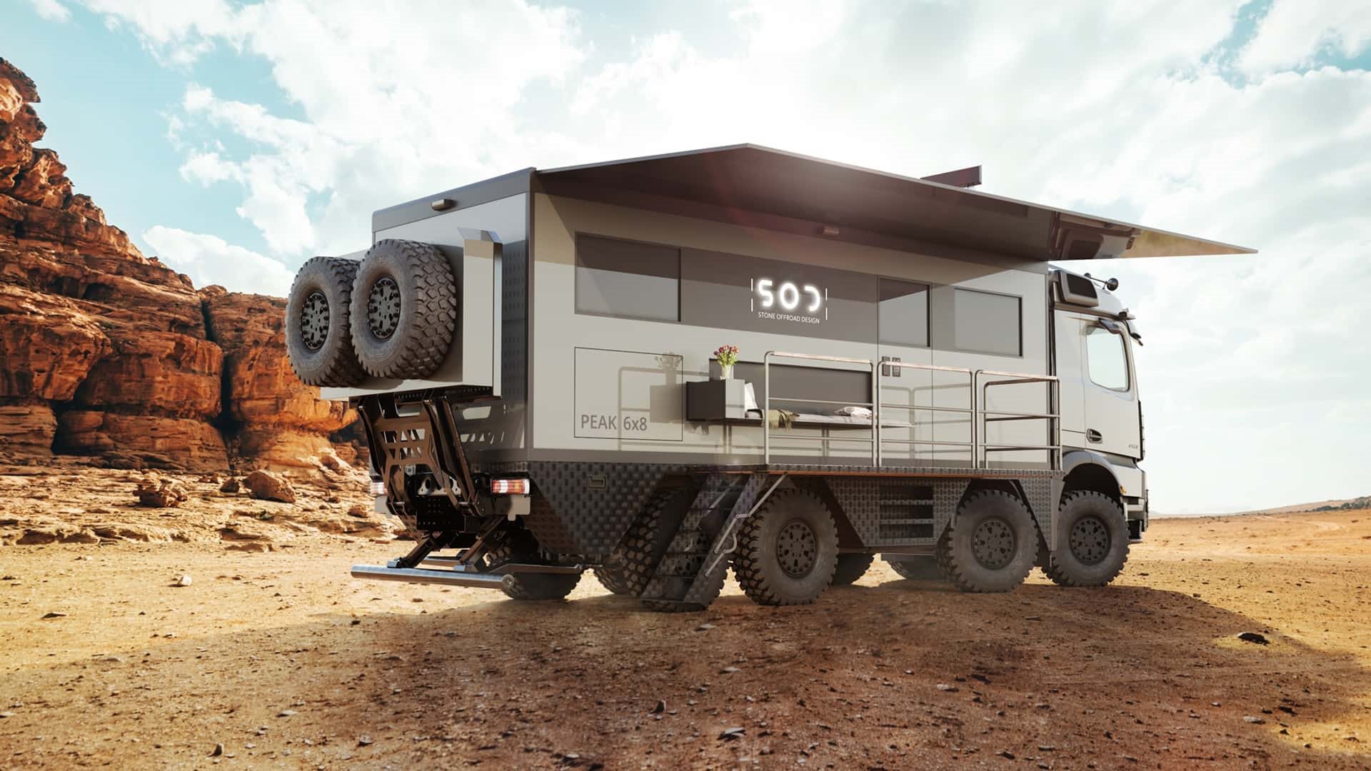 2023 - MERCEDES-BENZ AROCS SOD PEAK 8X6, foto 2