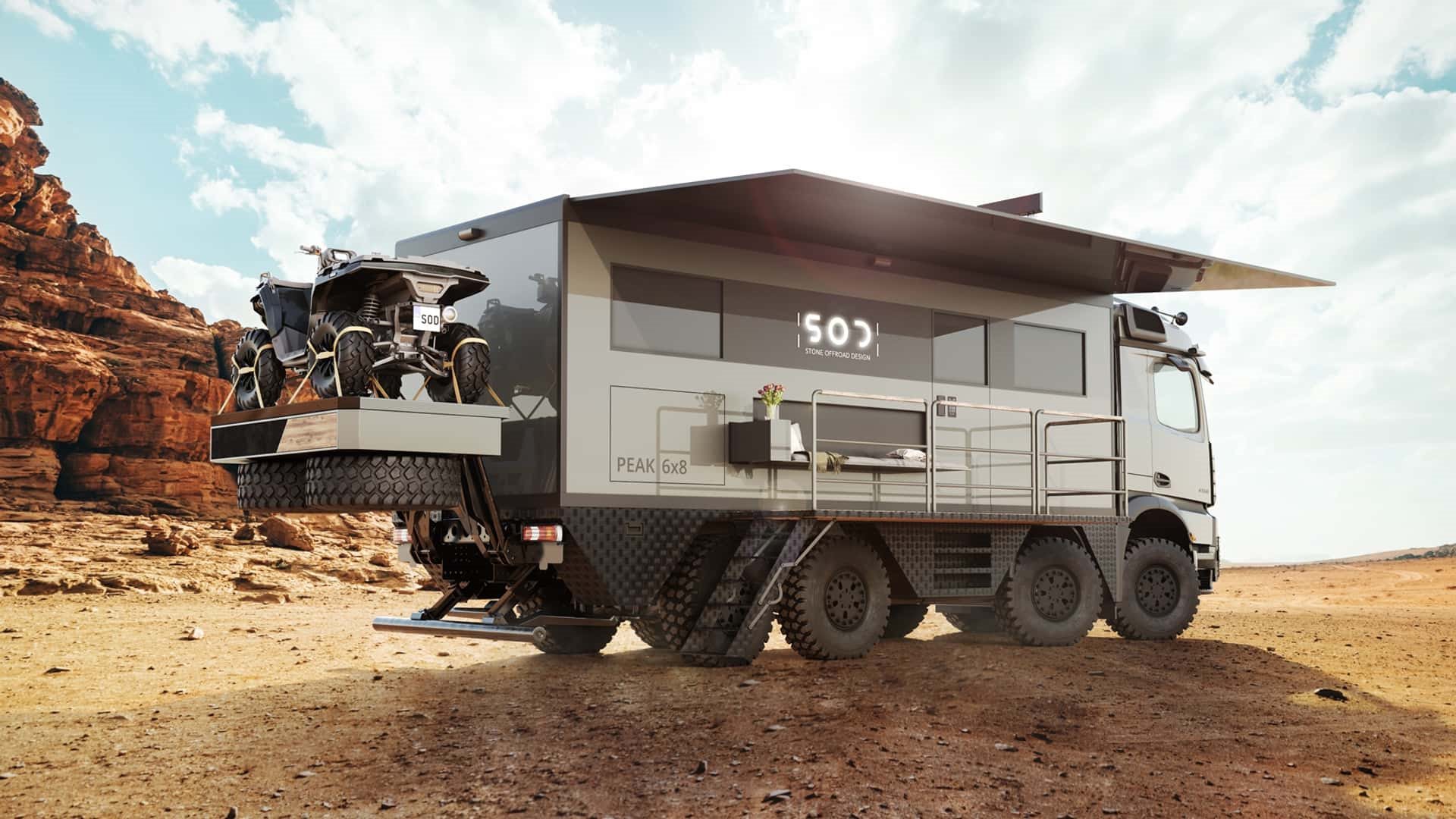 2023 - MERCEDES-BENZ AROCS SOD PEAK 8X6, foto 3