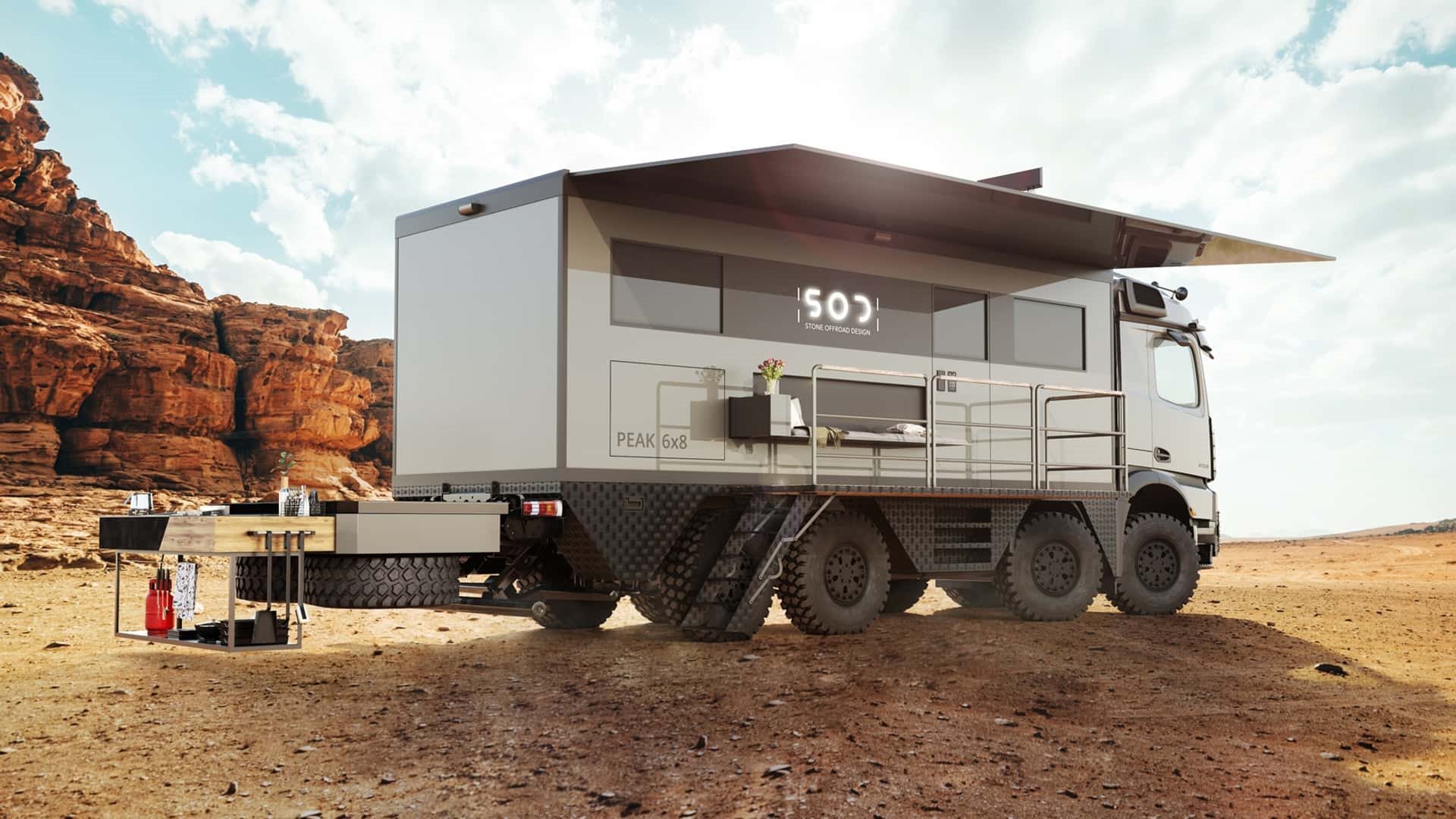 2023 - MERCEDES-BENZ AROCS SOD PEAK 8X6, foto 4