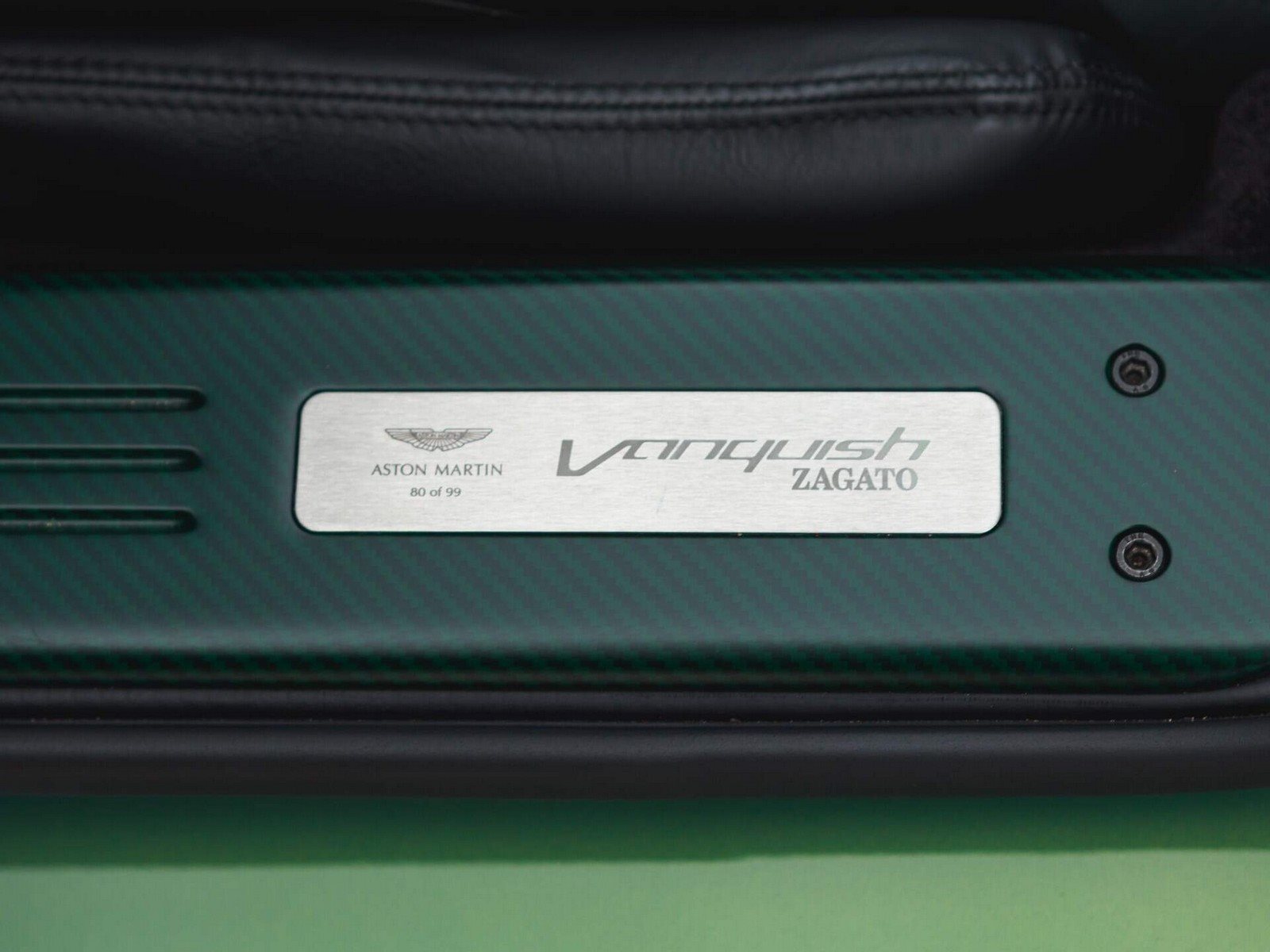 2018 - ASTON MARTIN VANQUISH ZAGATO VOLANTE IRIDESCENT EMERALD, foto 36