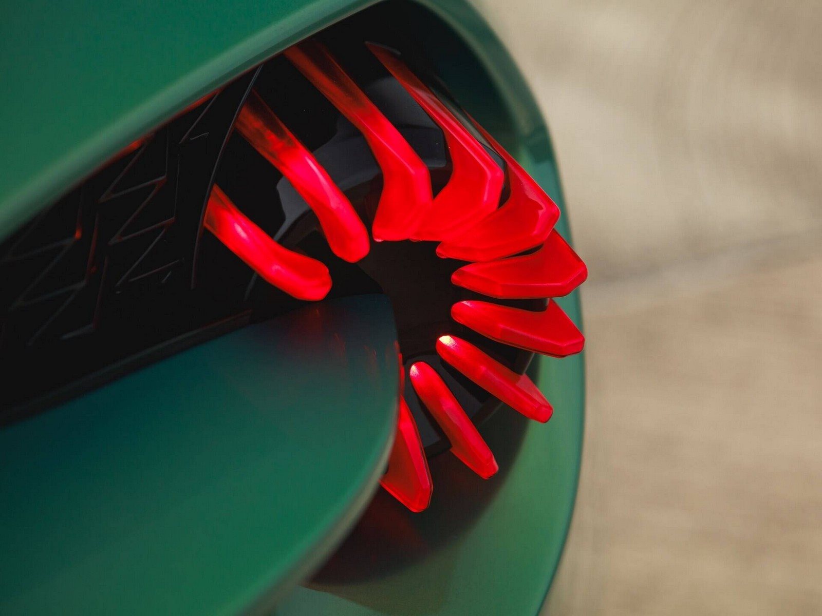 2018 - ASTON MARTIN VANQUISH ZAGATO VOLANTE IRIDESCENT EMERALD, foto 84