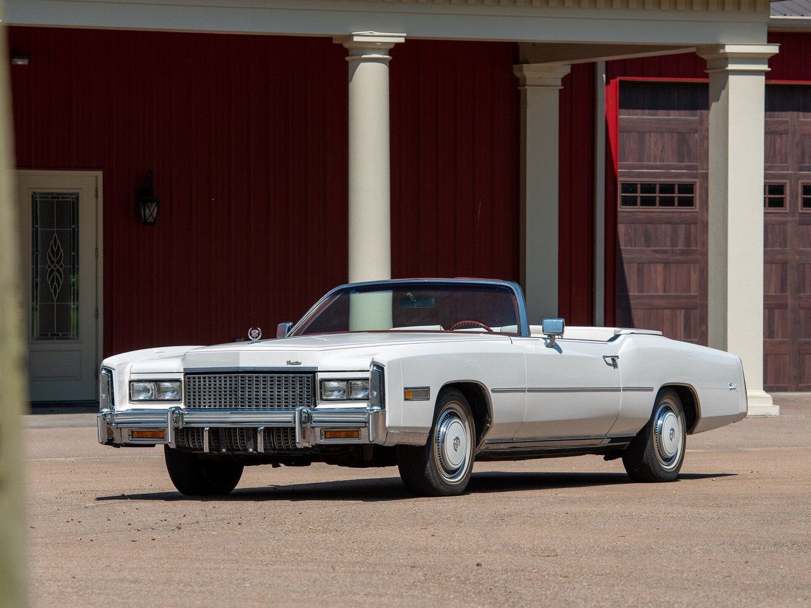 1976 - CADILLAC ELDORADO CONVERTIBLE COTILLION WHITE, foto 1