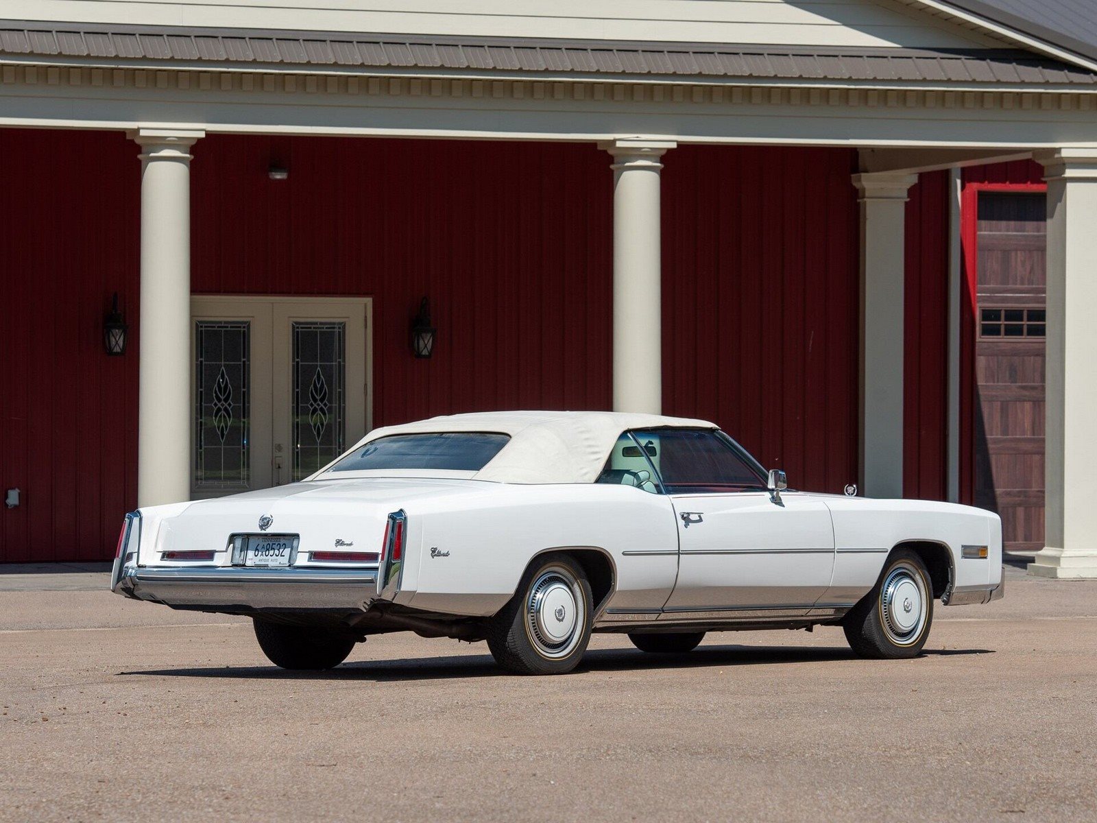 1976 - CADILLAC ELDORADO CONVERTIBLE COTILLION WHITE, foto 2