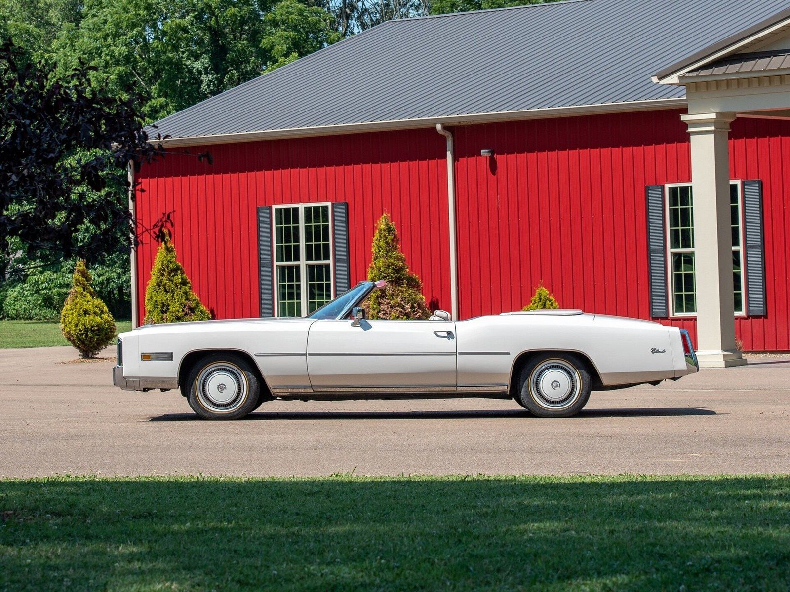 1976 - CADILLAC ELDORADO CONVERTIBLE COTILLION WHITE, foto 3
