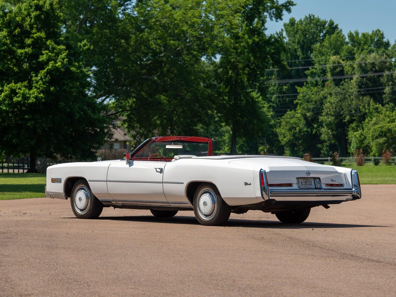 1976 - CADILLAC ELDORADO CONVERTIBLE COTILLION WHITE, foto 7