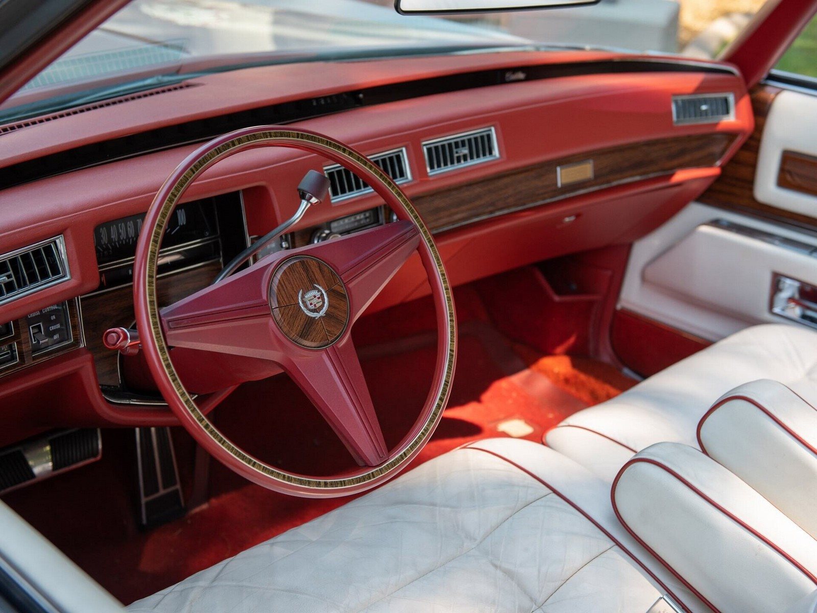 1976 - CADILLAC ELDORADO CONVERTIBLE COTILLION WHITE, foto 10