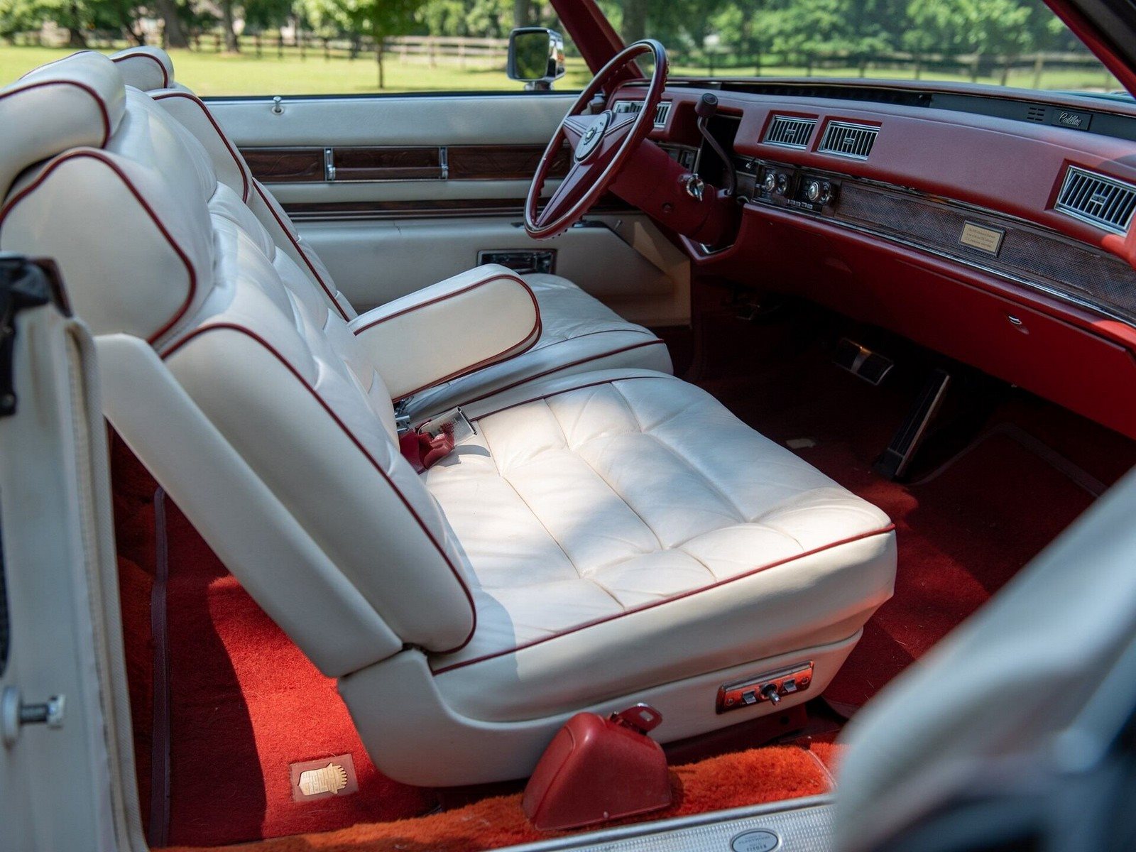 1976 - CADILLAC ELDORADO CONVERTIBLE COTILLION WHITE, foto 11