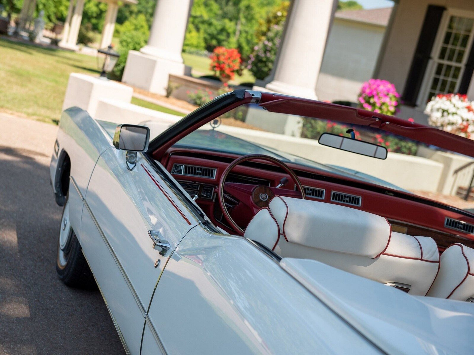 1976 - CADILLAC ELDORADO CONVERTIBLE COTILLION WHITE, foto 30
